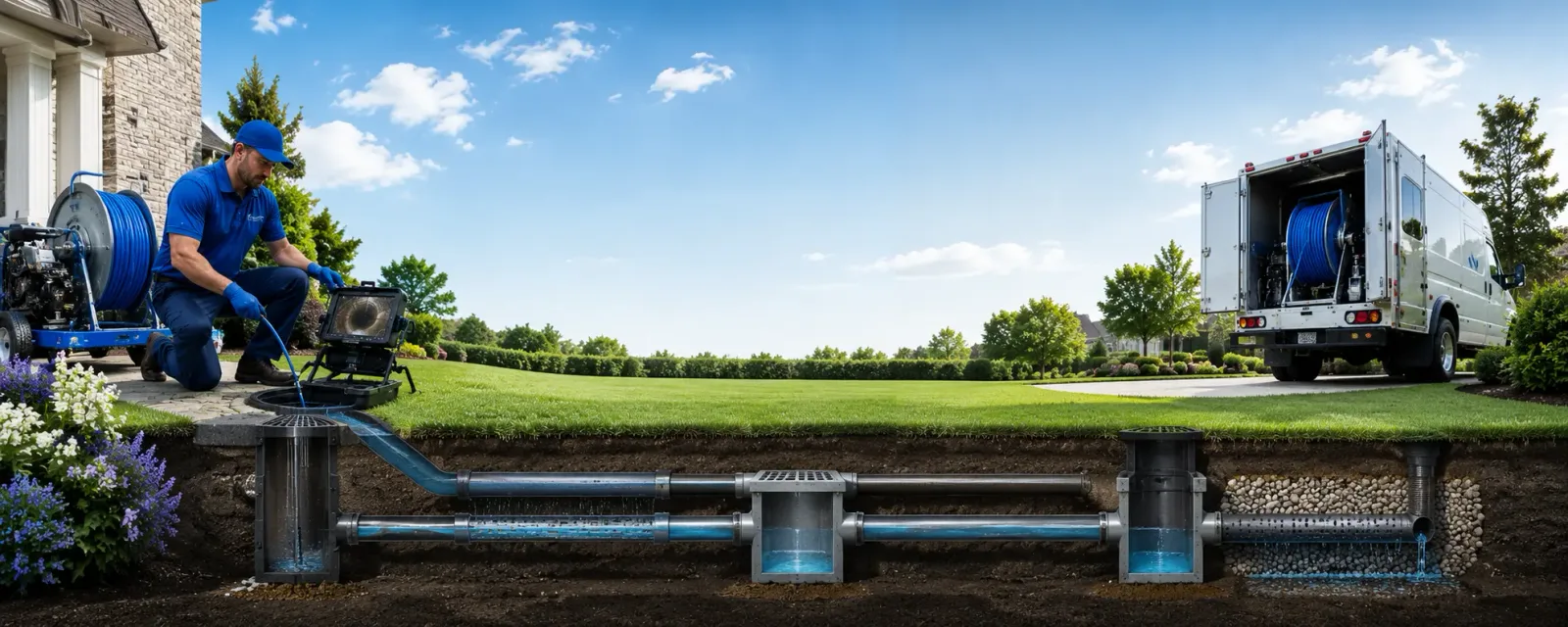 Outdoor drain cleaning information for Kirkwood, NY